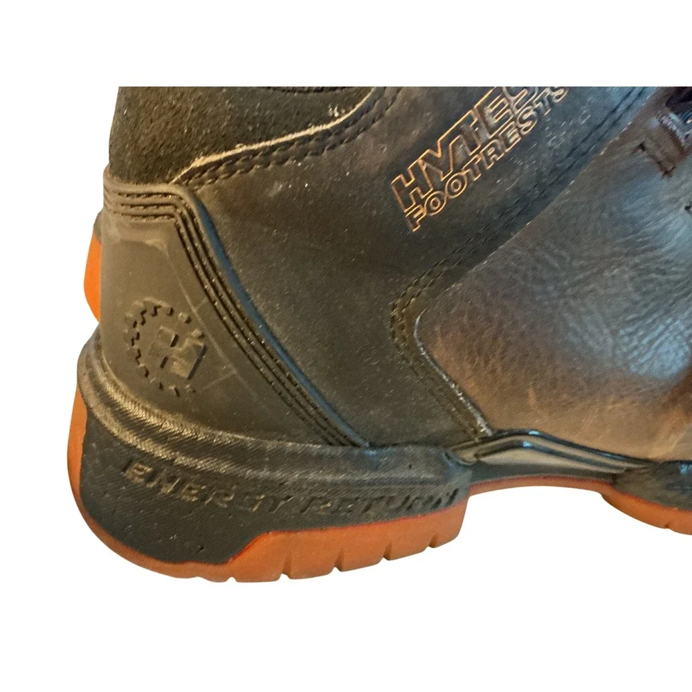 Hytest Footrests 2.0 Mens Brown Leather Work Boots 10.5 Return Slip Resistant